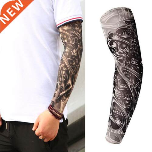 Arm Warmers Sports Tattoo Protective vers Outdoor Cycling Sl