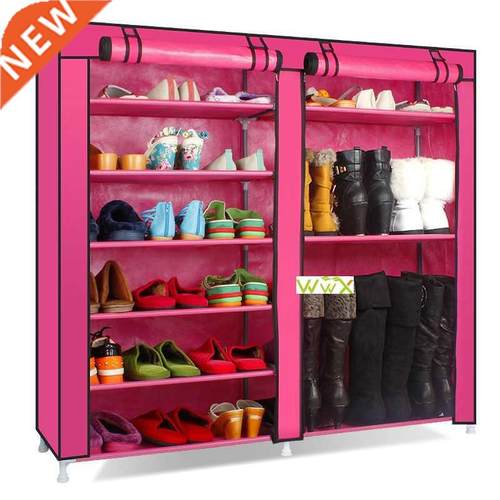 Non-Woven Fabric Storage Shoe Rack Hallway Cabinet Assemble