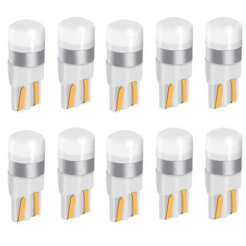 10PCS t10 w5w 194 168 led 3030 smd 350lm t10 w5w Number Plat