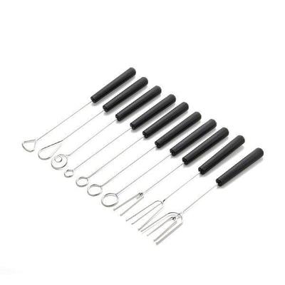 304 Stainless Steel Chocolate Fork Set Cheese Hot Pot