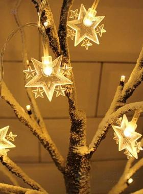 New 1Pcs LED String Lights Moon Stars Garland Christmas Gard