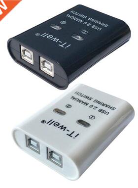 2022 New IT-Well USB Printer Sharing Device, 2 in 1 Out Prin