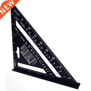 Triangle Ruler 7inch Aluminum Alloy Angle Protractor Speed M