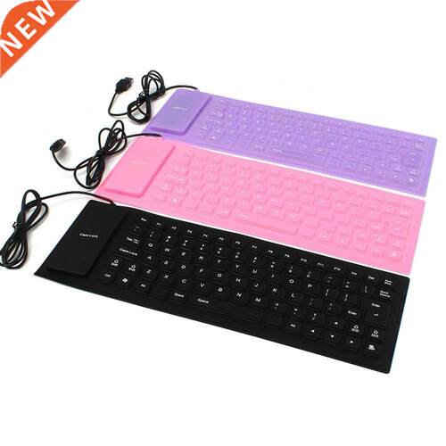 Foldable Keyboard For Laptop Notebook Portable Flexble Sl