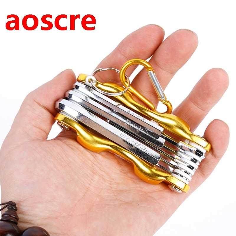 8-piece Installation Foldable Hexagon Wrench Kit with Allen