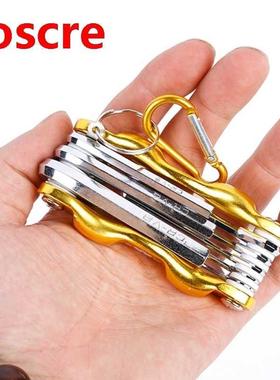 8-piece Installation Foldable Hexagon Wrench Kit with Allen