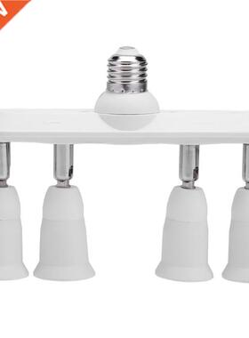 Rotate E27/E26 to 4E27/E26 LED Lamp Bulb Holder Converter