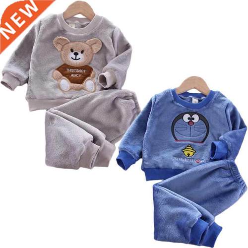 New Autumn Winter Baby Clothes Pajamas Sets Girls Pajamas Ch