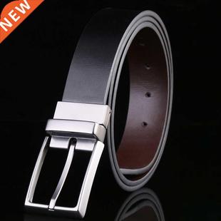 Reversible Men's Belt Designer Luxury Brand Leather Male Bel