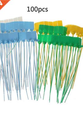100PCS Disposable Cable Ties Pull-Tite Security Seals Self L