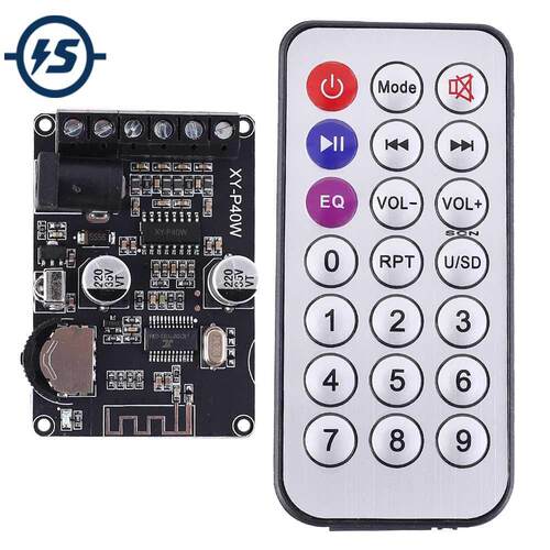 Stereo Bluetooth Power Amplifier Board 5V 12V 24V 20W 30W 40