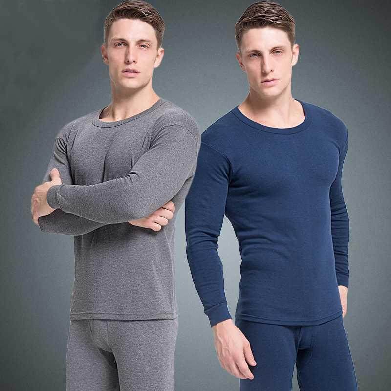Winter Cotton Thermal Underwear Men Autumn Underwear Sets Sw图片