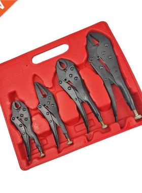 4pcs Heavy Duty Grp Wrench Set Steel Forceps Vce Lockng L