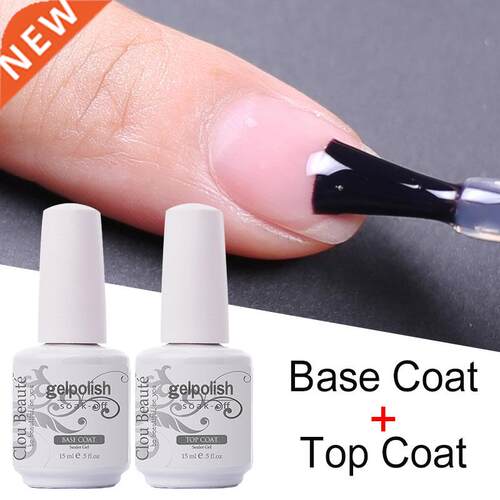 Top Coat Base Coat Primer UV Gel Nail Art Tips Manicure Gel