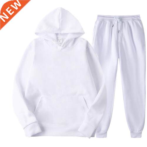 New Fashion White Track and Field Sportswear Hoodies Pants C