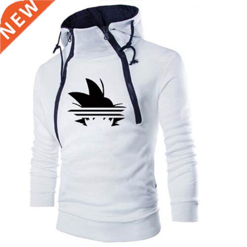 Spring Autumn Men's Anime Casual Sweatshirt Fashion Double