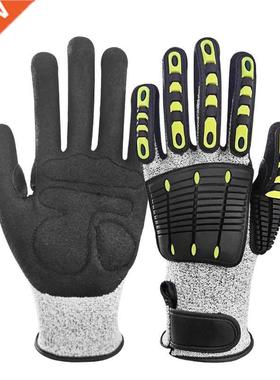 Anti Vibration Anti Impact Shockproof Reducing Work Glove Fo