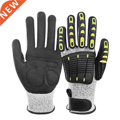 Anti Vibration Anti Impact Shockproof Reducing Work Glove Fo