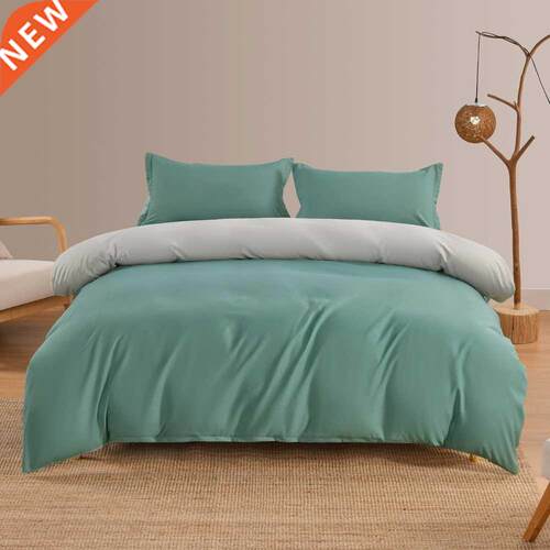 American Style Spring Autumn Bedding Set Light Green Gray Ki