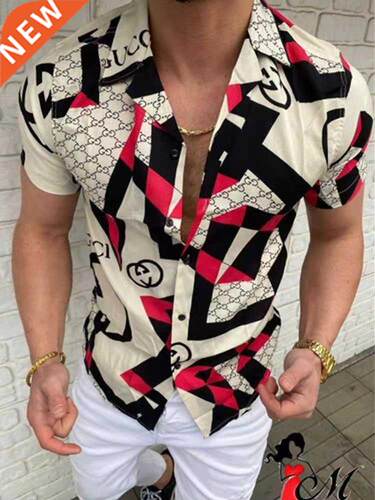 high-end Men's Clothing 2022 New Men's Casual Fashion Shirts