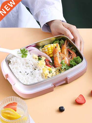 Bento Box for Kids and Adults Portable Leak-proof Stainless