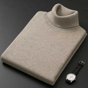Cashmere Cotton Blend Turtleneck Men Pullovers 2021 Autumn W