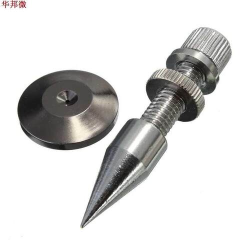 1set Silver M8 60mm Speaker Spike Chrome Plated Copper Isola