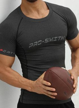 Men's Quick Dry Fitness Printed Tees Outdoor SPORT Running C