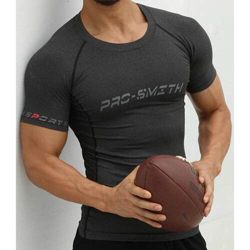 Men's Quick Dry Fitness Printed Tees Outdoor SPORT Running C