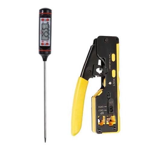 2 Set Accessories: 1 Set Kitchen Digital Bbq Food Thermomete