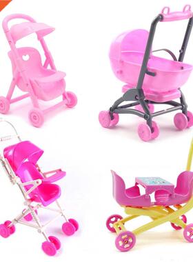 Baby Stroller for Dolls Dollhouse barbies Furniture accessor