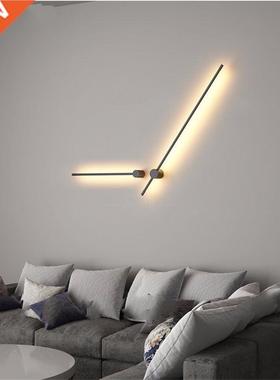 Simple Geometric Lines LED Wall Lamp Nordic Minimalist Livin