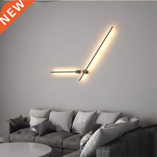 Simple Geometric Lines LED Wall Lamp Nordic Minimalist Livin