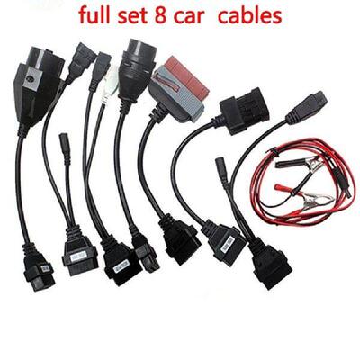 8PCS Adapter Cars Cables Set for CDP Pro VD TCS OBD2 OBDII