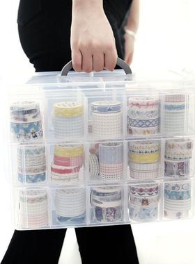 Transparent Storage Box Clear Stationery Organizer