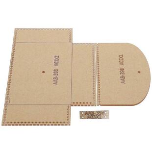 pastry bag mold Acrylic Template Coin Purse  Leather