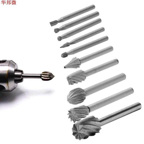 2019 10PC/Set Rotary File Electric Grinding Polishing Head E