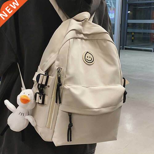 New Multi-ket Female Backpack Book School Bag for Teenage Gi