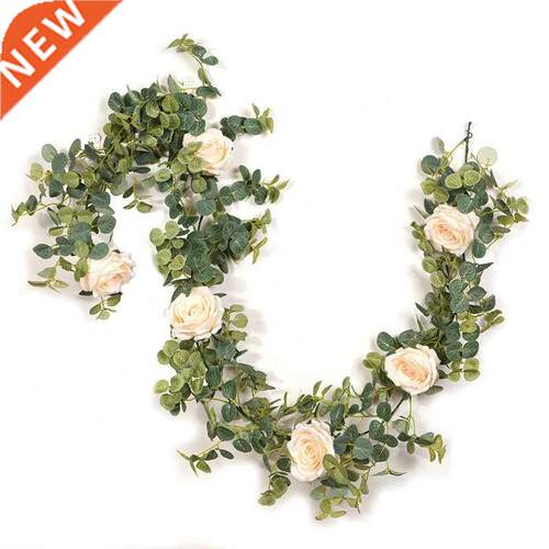Peony Artificial Flowers Eucalyptus Vine Garland Rose Flower