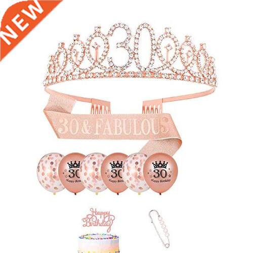0th Birthday Sash and Tiara Set | Queen Rhinestone Crowns