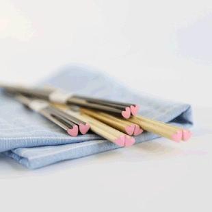 1 Pair Japanese-style Lover Chopsticks Durable Eco-friend