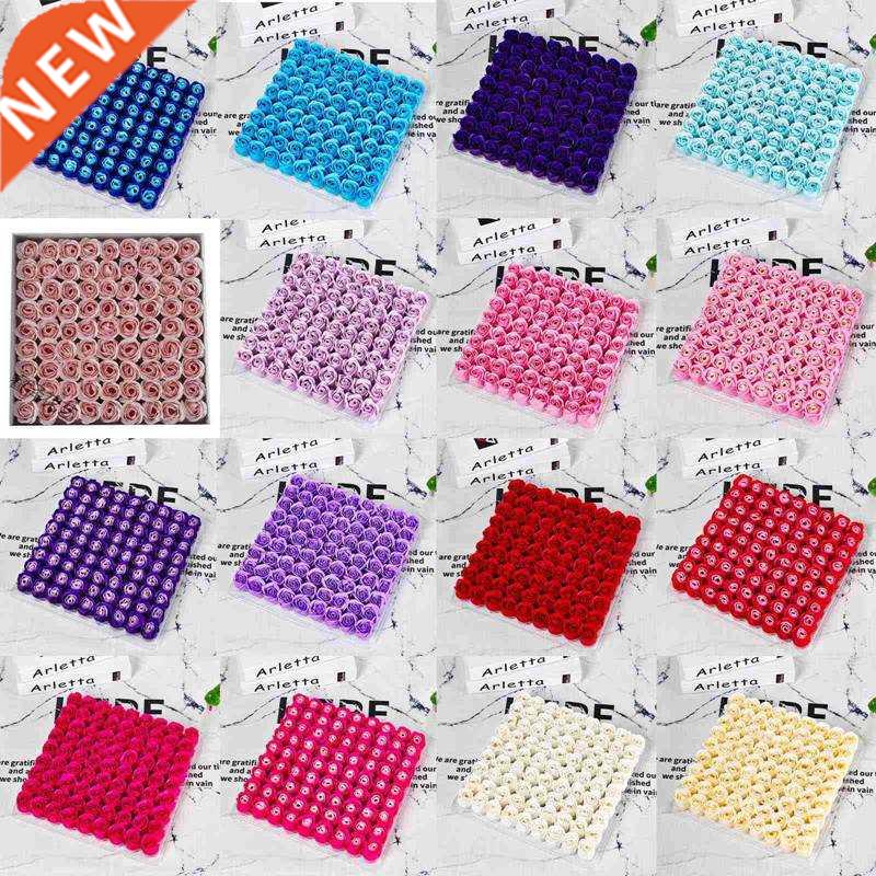 81Pcs Rose Bath Body Flower Floral Soap Scented Rose Flower