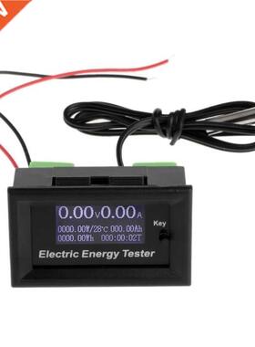 120V 20A Digital DC Voltmeter Current Voltage Meter LCD Ener
