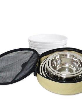 Outdoor Camping Cookware Storage Bag Bowl Plate Pot