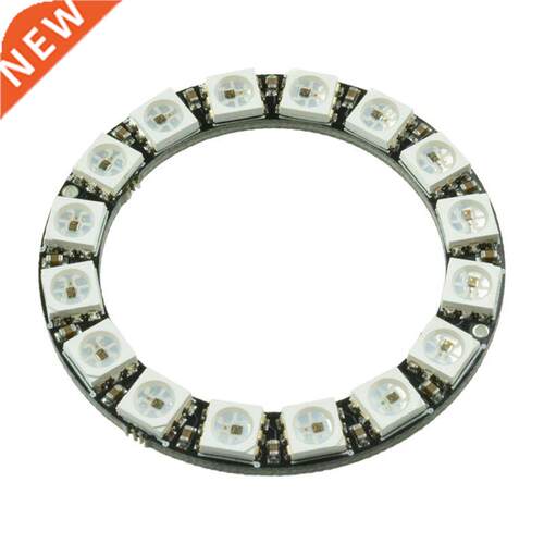16-Bit RGB LED Ring WS2812 5050 RGB LED + Integrted Drivers