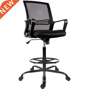 Drafting Chair Tall Office Chair Swivel Chair for Standing D