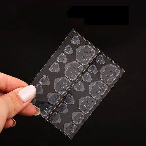 10 Sheets Glue Jelly Double Sided Adhesive Tapes Nail Art