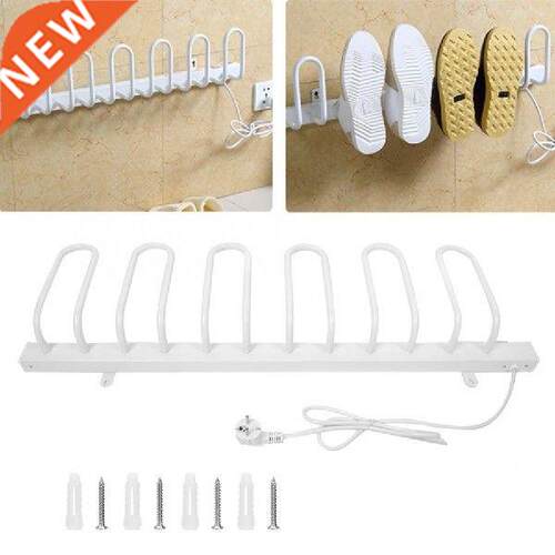 Electric Shoes Dryer Wall Mounted Shoes Drying Rack 3 Pairs