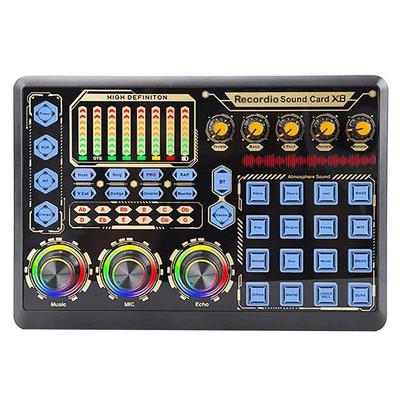 USB External Mixer Sound Board 1Set Mixer Sound Board Mobile