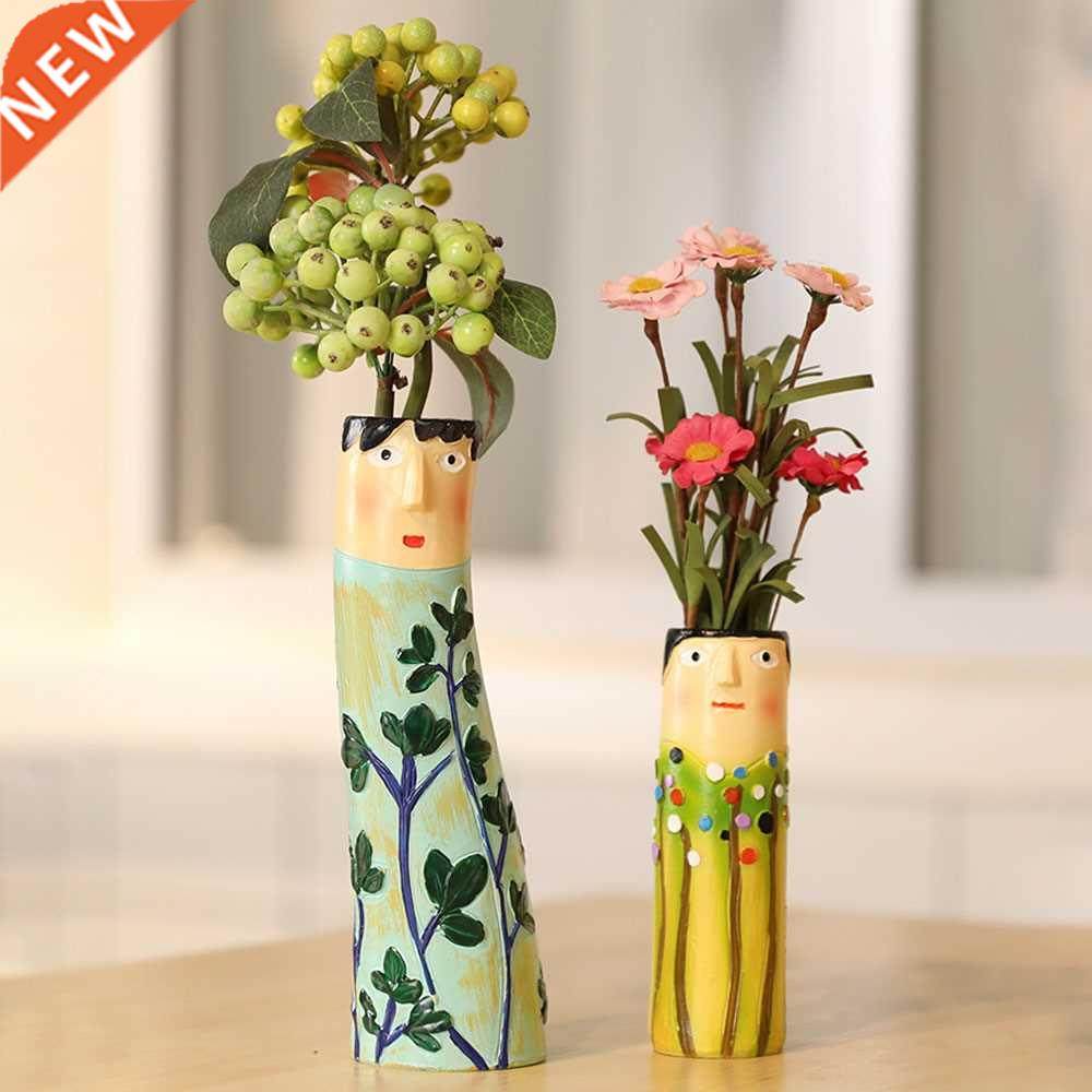 Bohemian Family Vase Creative Flower Bottle Funny Humanoid R